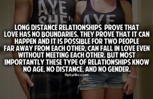 Distance Love Quote Long distance, love