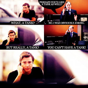 Poor Becker. His sad little FACE. #Primeval