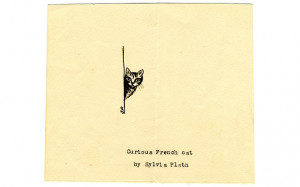 Sylvia Plath drawings at The Mayor Gallery