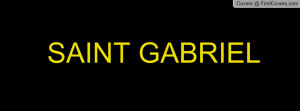 SAINT GABRIEL cover