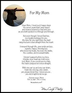 Memorial Dog Poem...pokey and @J O Ann Kearns