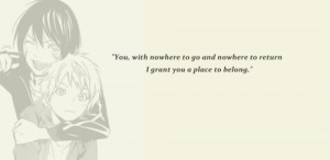 Noragami quotes. pe We Heart It - http://weheartit.com/entry/111571887