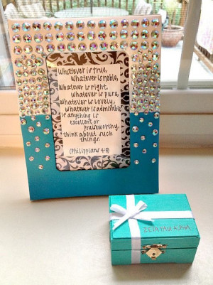 cute picture frame with a sorority quote is always a nice gift for ...