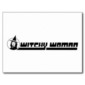 Witchy Woman ~ Witch Witches Postcard