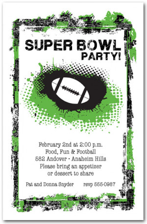 ... party invitations are perfect for super bowl party invitations