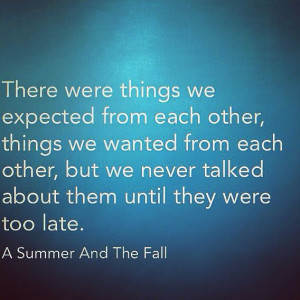 Unmet expectations and small disappointments that are swept under the ...