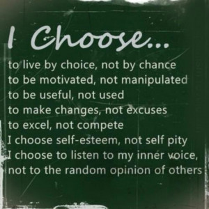 choose to be happy :)