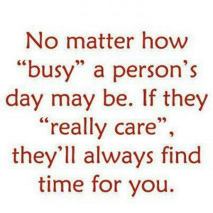 If you really care...