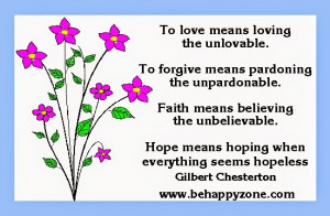 inspirational quote for hope and love