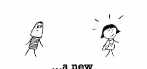 Happiness is, a new haircut.