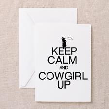 Cowgirl Up Greeting Cards