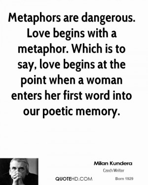Metaphor Quotes About Love