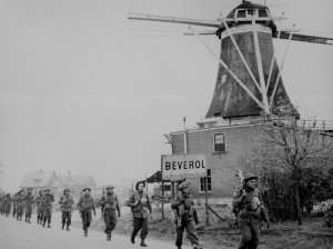 Canadian Troops helping with the Liberation of the Netherlands in WW2