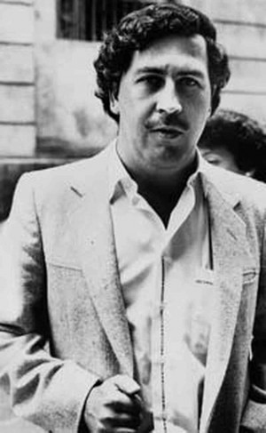 hide caption Drug kingpin Pablo Escobar in Bogota, Colombia, in 1989 ...