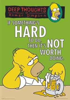polls_lgmp0162_homer_simpson_deep_thoughts_the_simpsons_mini_poster ...