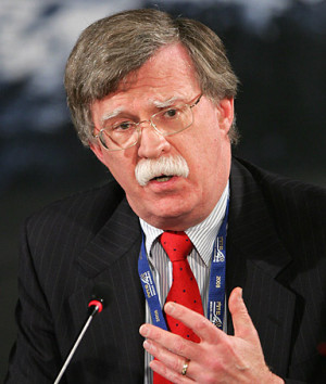 John Bolton, former US ambassador to the United Nations delivers a ...