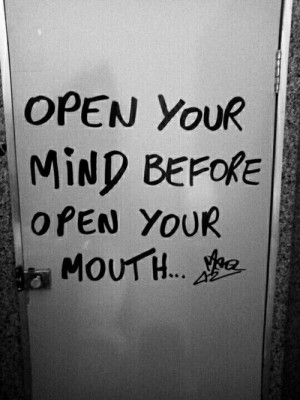 Open your mind...