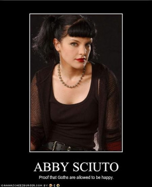 Abby Sciuto, CSI's goth girl.