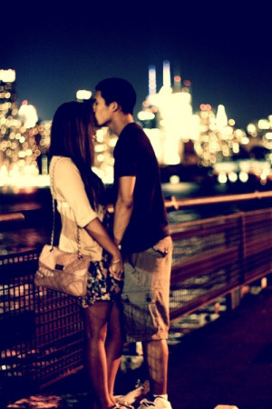boy, couple, cute, girl, kiss, love, relationship, sweet, together
