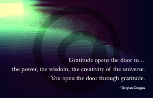 One of the quotes from Oprah’s post about reasons to be grateful ...