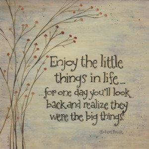 Little Things in Life Quote