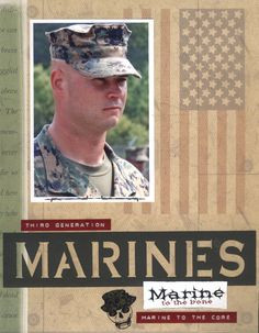 Marine to the Bone/Marine to the Core - Scrapbook.com More