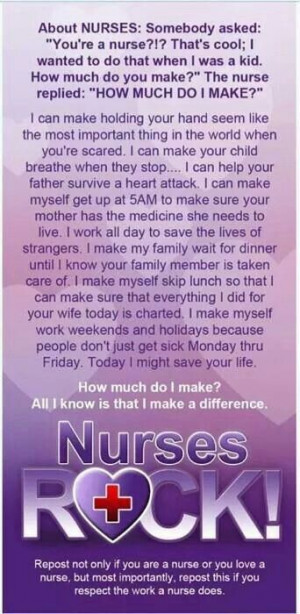 Why am I a nurse?