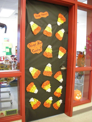 Red Ribbon Week Door Decorating Ideas Halloween