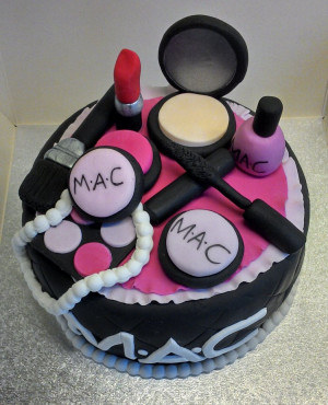 Make Up Birthday Cake