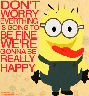 Despicable Me Minion - Happy by moonlight-fox