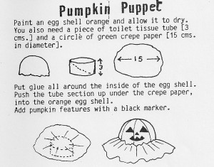 Pumpkin Puppet Craft
