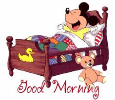 GOODMORNING MICKEY MOUSE | Mickey Mouse Good Morning Photo by fairy ...