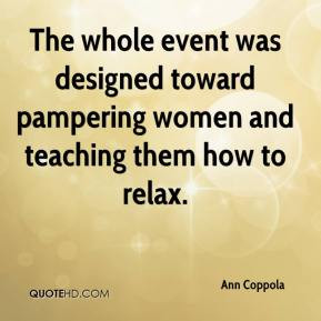 Pampering Quotes