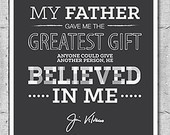 Jimmy Valvano Father Quote Digital Poster 11x17