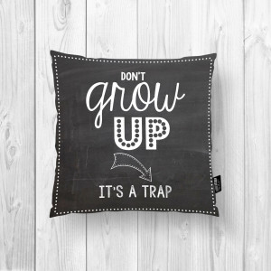 Kids Cushion, Inspiring Quotes, Two Sided. 100 Colours. Reversible new ...