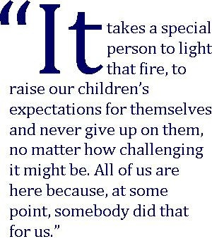 special needs thank you sayings | The special person in our life is a ...
