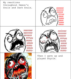 Demon's Souls/Dark Souls Rage