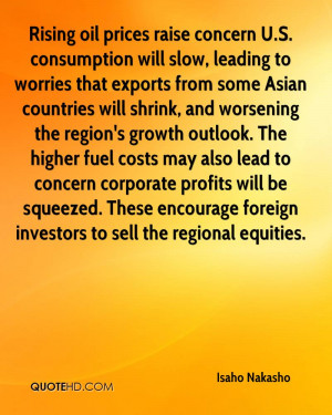 Rising oil prices raise concern U.S. consumption will slow, leading to ...