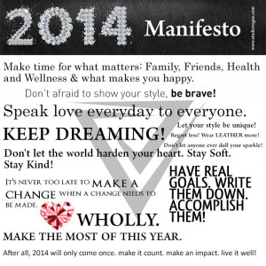 ... time to declare self manifesto for 2014=) #HappyNewYear #2014 #quotes