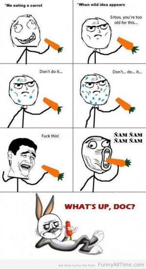 CARROT YOUR ARE TOO OLD FOR THIS