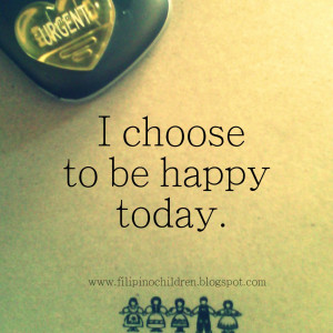 choose to be happy