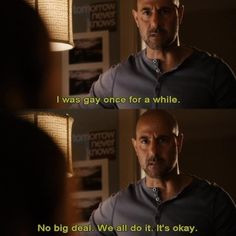 Easy A... Love Stanley Tucci!