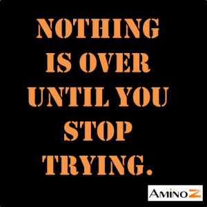 It isn't over cause the weekend's coming. Go for it!