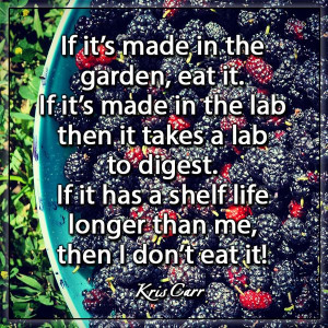 Great Kris Carr Quote! Isn’t this so true! | Just Add Good Stuff