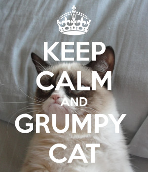 Keep Calm And Grumpy Cat Cards