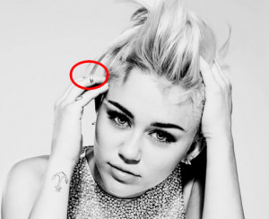 Miley Cyrus New Hairstyle 2013 » miley_cyrus_bad_tattoo