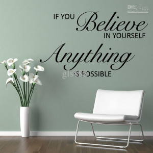 Wall Quotes Decal Words Lettering Saying Wall Decor Sticker Vinyl Wall ...