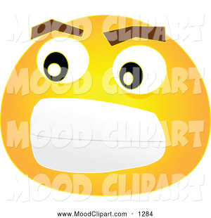 mood-clip-art-of-a-grumpy-frustrated-smiley-emoticon-face-by-kenny-g ...