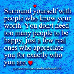surround yourself ..