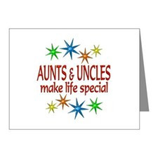Special Aunt Uncle Note Cards (Pk of 20) for